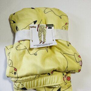 Womens XL Pokemon Sleep Pants With Pockets Pikachu Pajamas